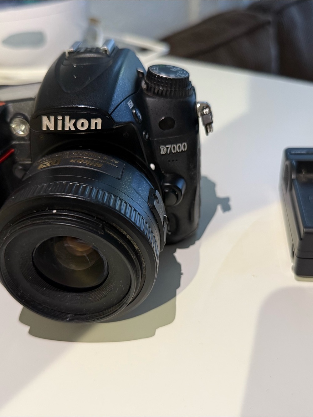 Nikon D7000 DSLR Camera - Black Body and Lens